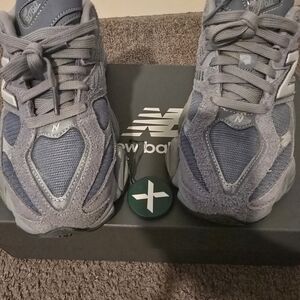 New Balance Kids Blue and Gray Sneakers